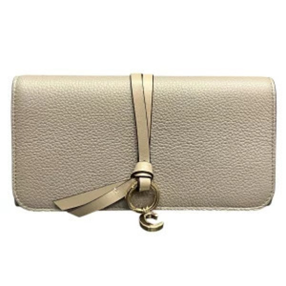 Chloe Leather Alphabet Long Wallet